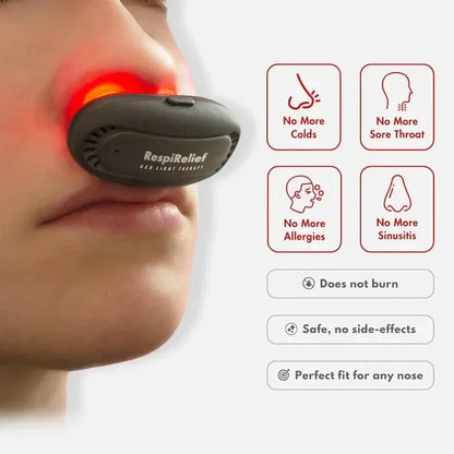 RespiRelief™ Red Light Nasal Relief Device